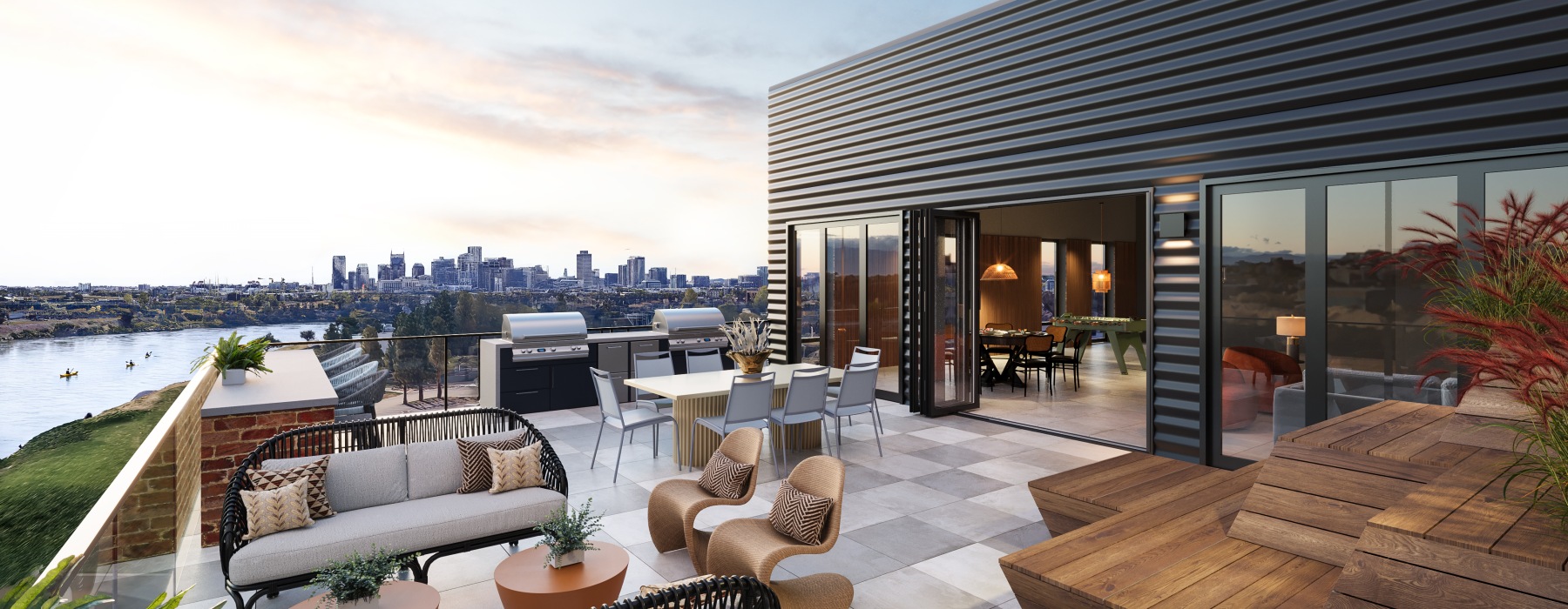 Rooftop Lounge with outdoor seating